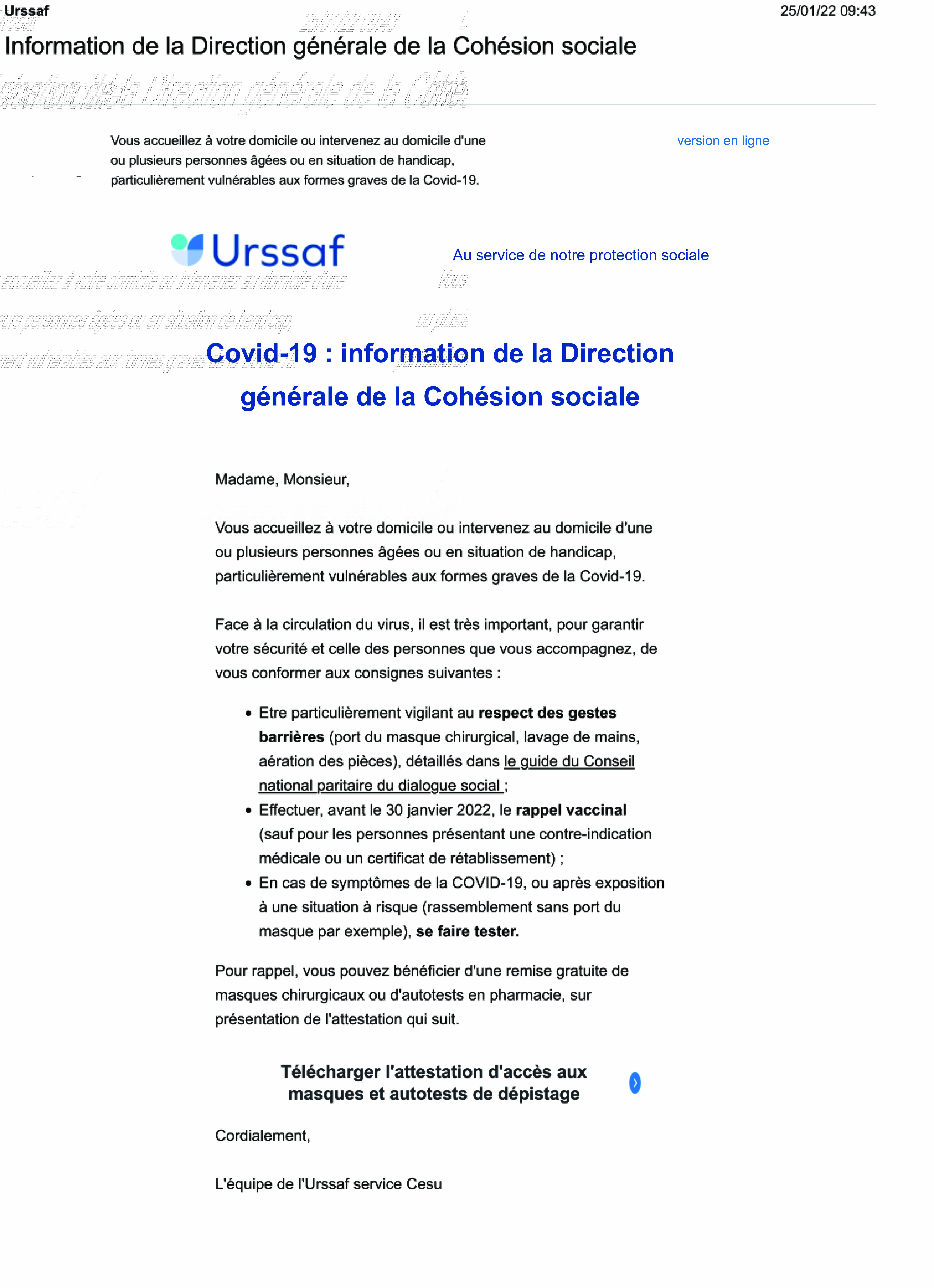 covid19 information dgcs 250122